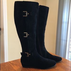 Aerosoles Tall Black Suede Boots